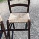 8 chaises paillées anciennes