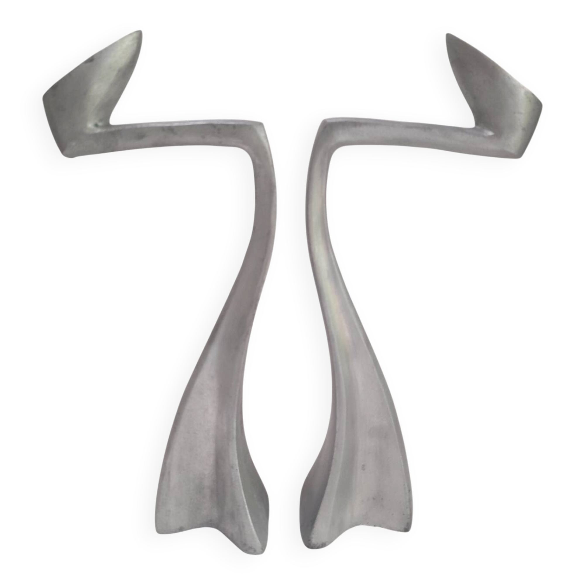 Pair of Swan candlesticks by Matthew Hilton for SCP England