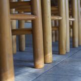 Perriand style dining room chairs