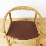Pair Hans J.Wegner PP203 "First Chair" for PP Møbler