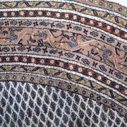 Tapis Vintage Indo-Seraband en Laine (253cm), Années 1970
