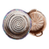 2 petits paniers/plateaux en osier