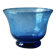 Blown glass bowl with fine bubbles
