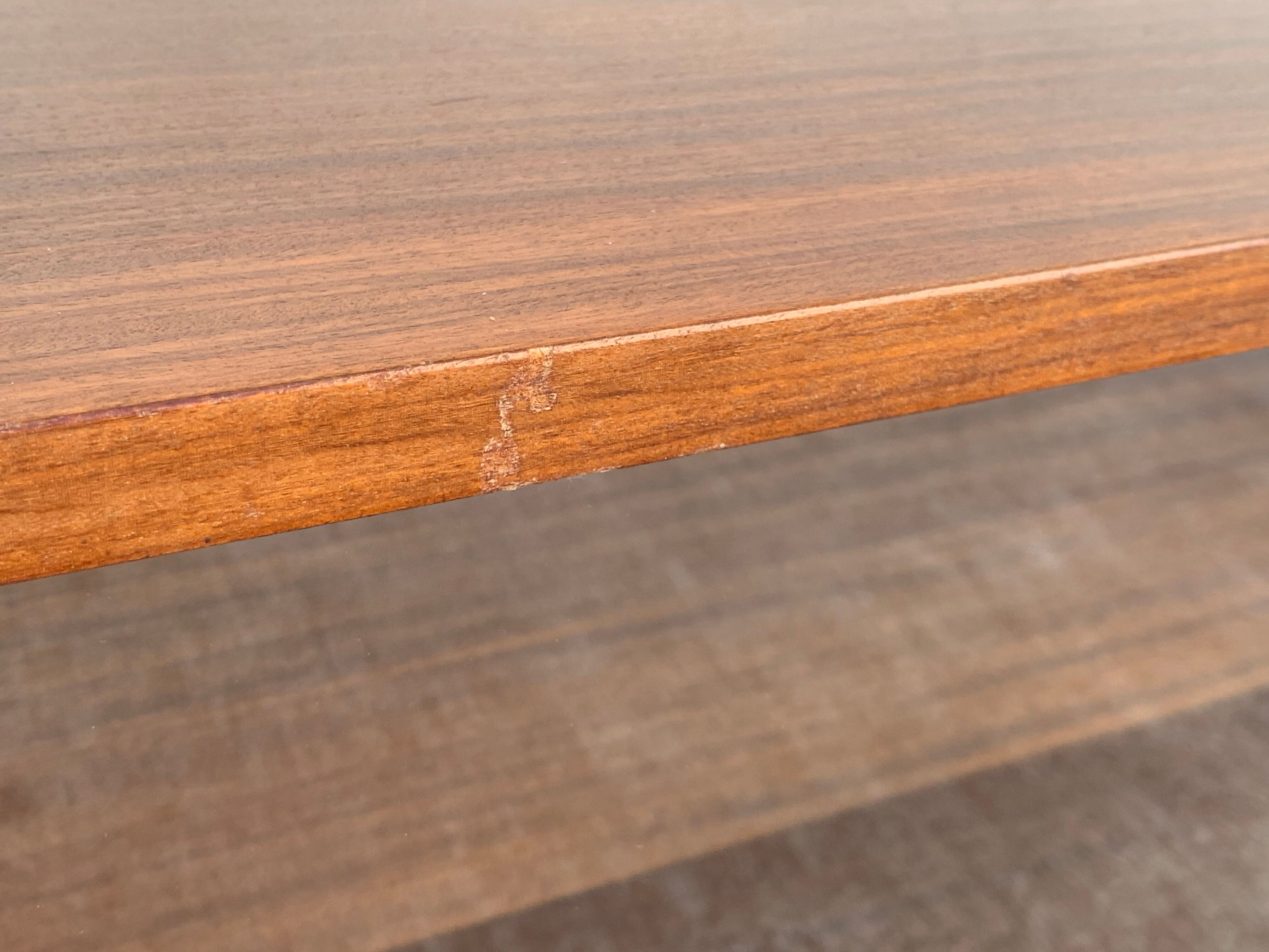 glass wall bookcase in vintage teak 1950