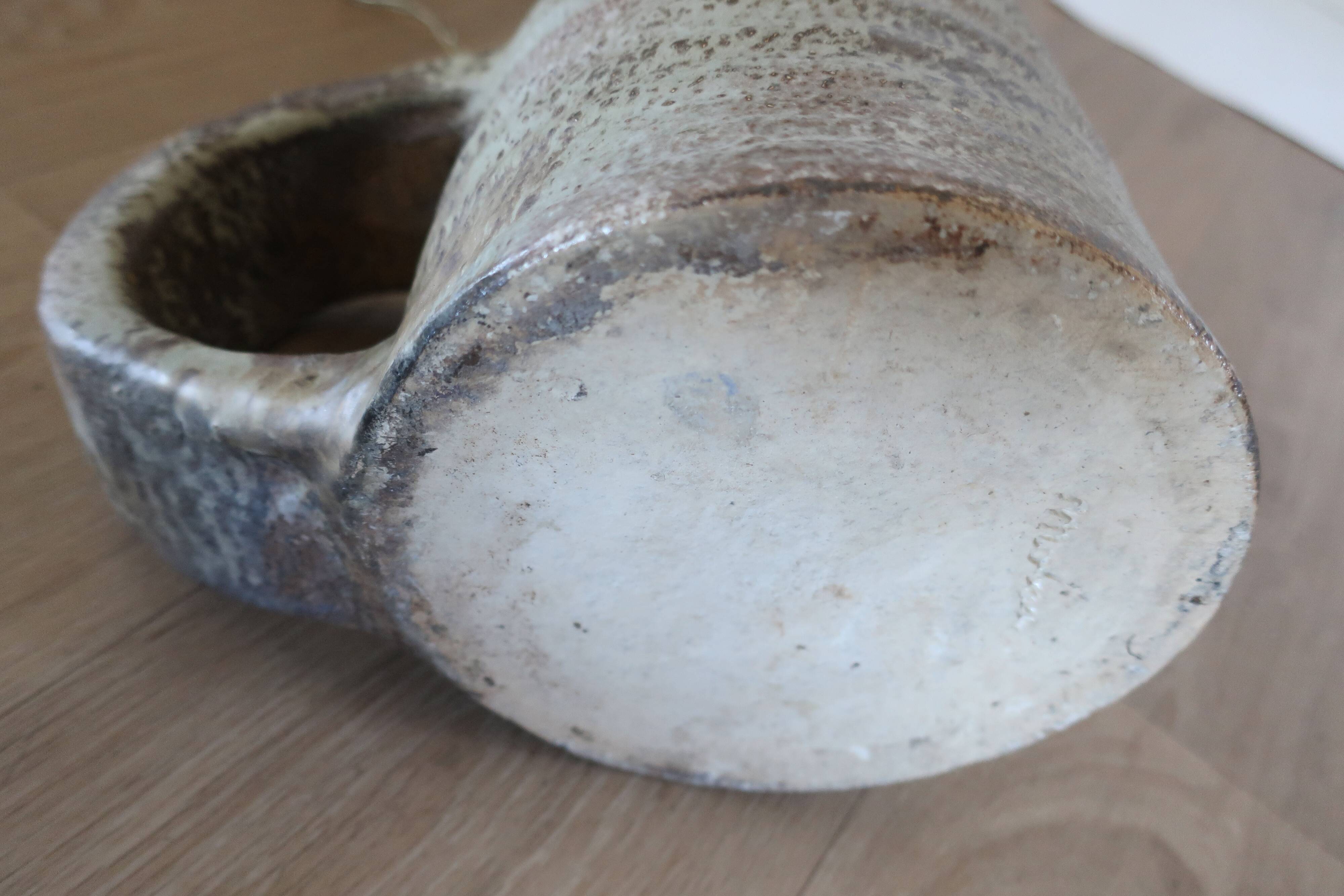 Jaan mobach, utrecht netherlands, large ceramic floor lamp 1960s