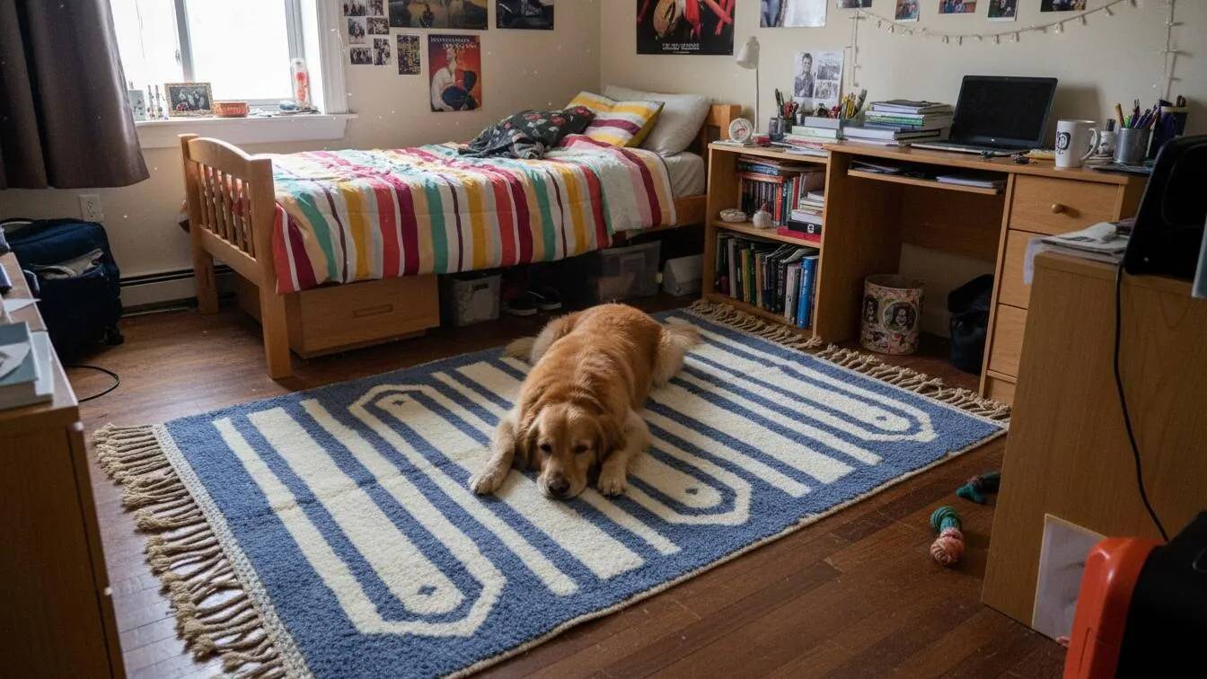Handmade Moroccan rug 3 x 2 m
