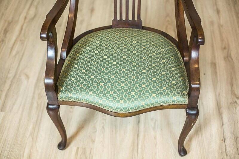Art Nouveau Living Room Set, 1910, Set of 3