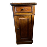 Walnut bedside table in Louis Philippe style