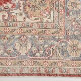 7x10 Faded Red Area Vintage Persian Rug, 199x311 Cm