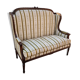 Sofa sofa old style louis xvi 2 places with cushion