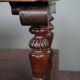 Entrance bench and decorated wooden table valve bench
