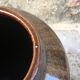 Vase from West Germany in degraded beige & brown