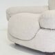 Sapporo armchair by Mario Marenco for Mobil Girgi in cream beige