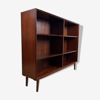 Vintage Scandinavian rosewood bookcase by Brouer, 1960s