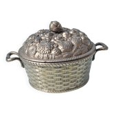 Silver-plated bonbonnière/trinket box