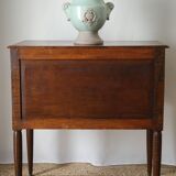 Solid walnut chest of drawers, early 20th century