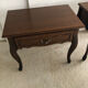 2 Louis XVI style Vintage bedside tables in varnished wood