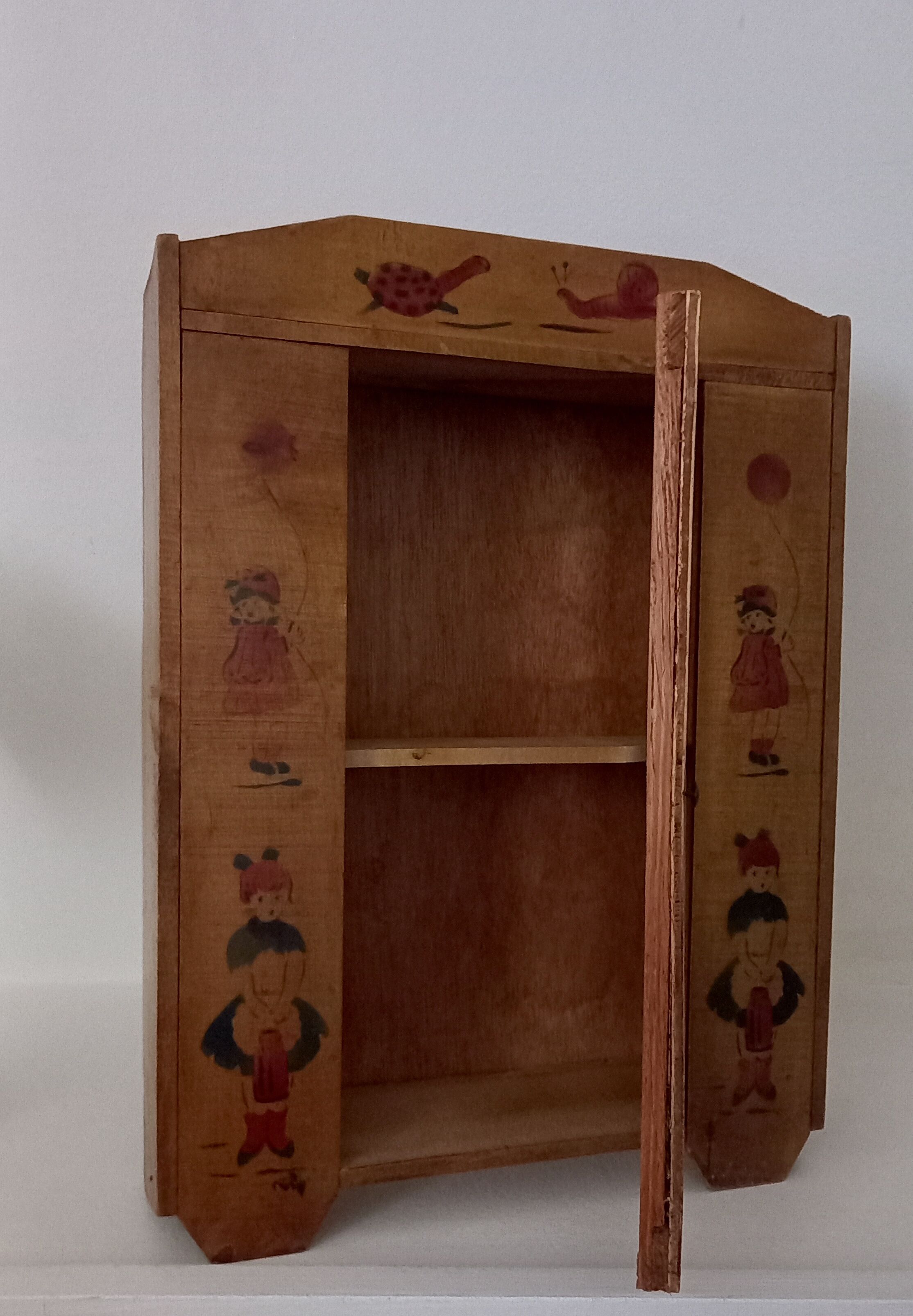 Vintage wooden children's room cabinet