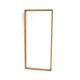 Scandinavian oak mirror, Nybrofabriken, Sweden, 1960