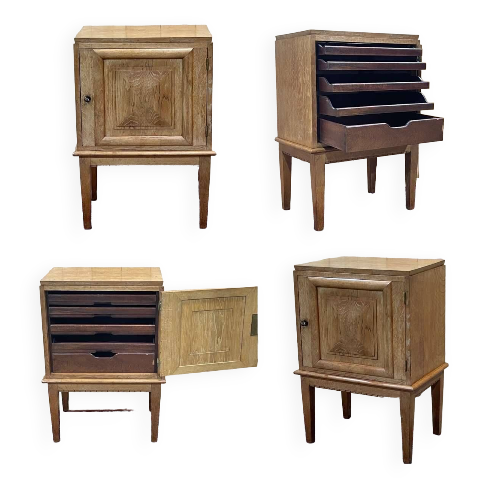 Oak office filing cabinet from the 1940s