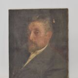 Ancestor portrait painting on canvas
