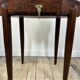 Art Deco gueridon in walnut burl marquetry, 1930.