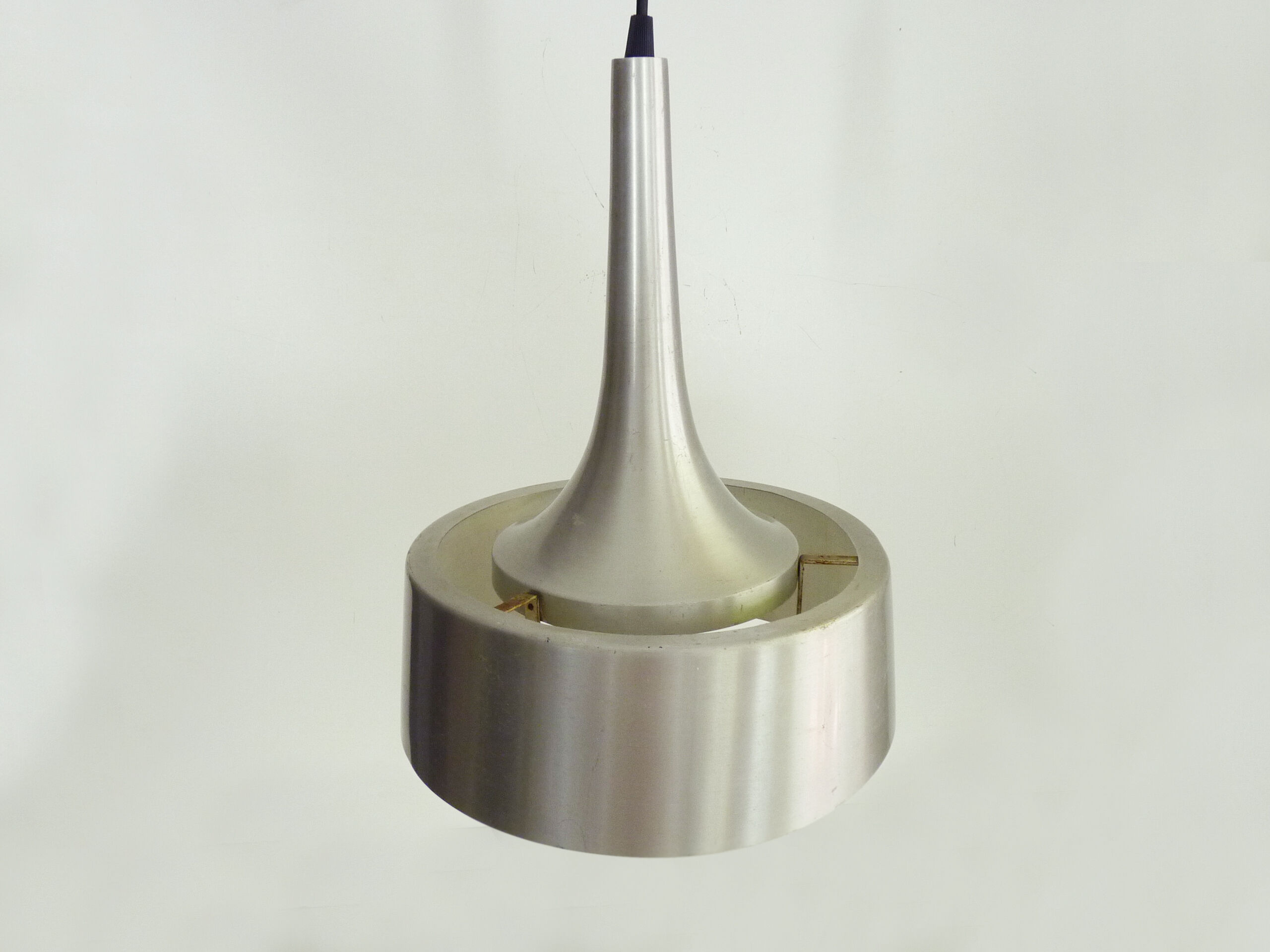 Spage Age brushed aluminum hanging lamp