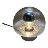 Glass 'mushroom' wall light