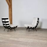 Pair Of Costela Lounge Chairs By Carlo Hauner And Martin Eisler, 1950s