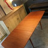 Scandinavian table with extensions-60 's