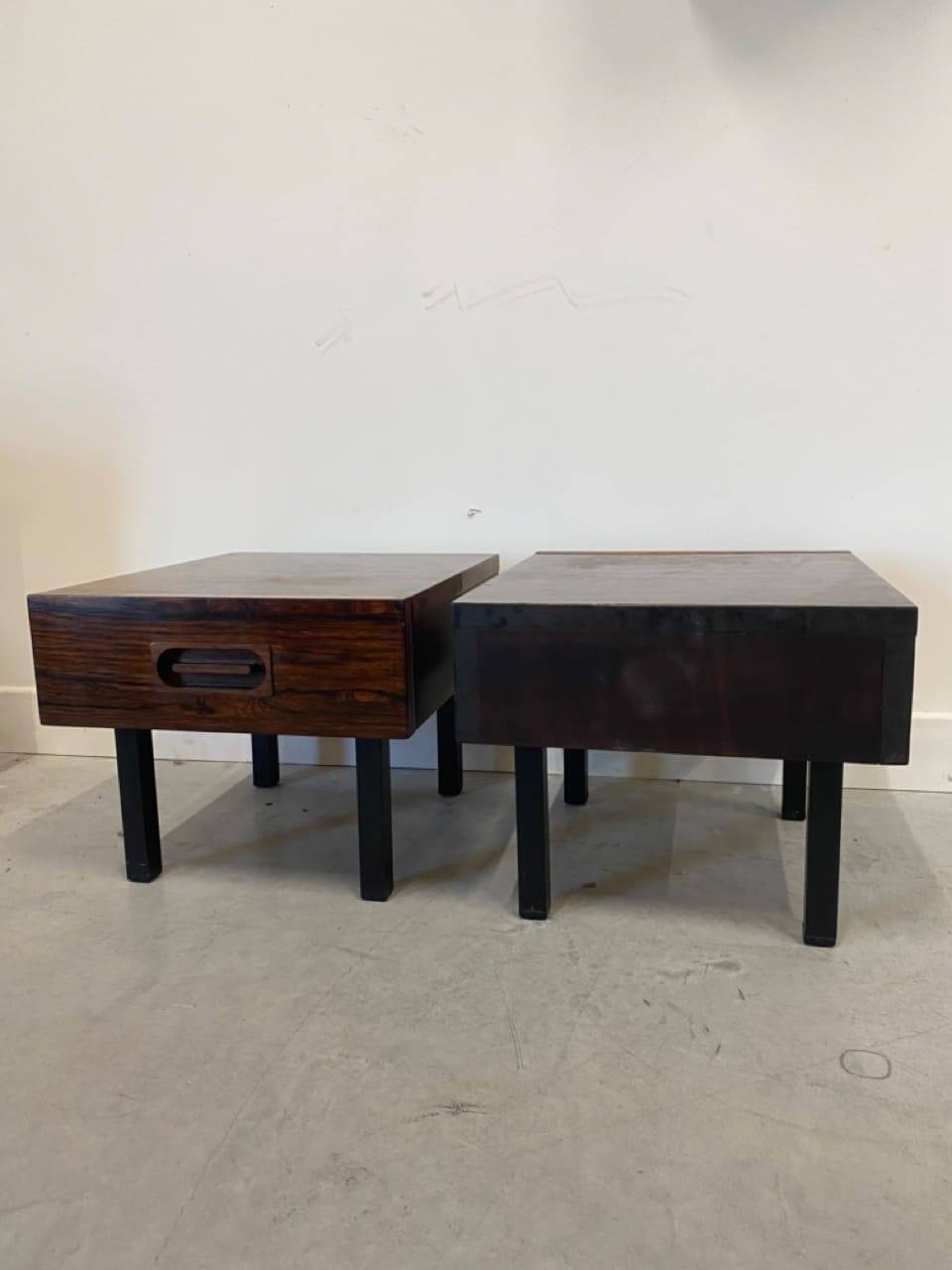 Pair of vintage Scandinavian bedside tables