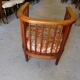Fauteuil art deco 1920 marqueterie