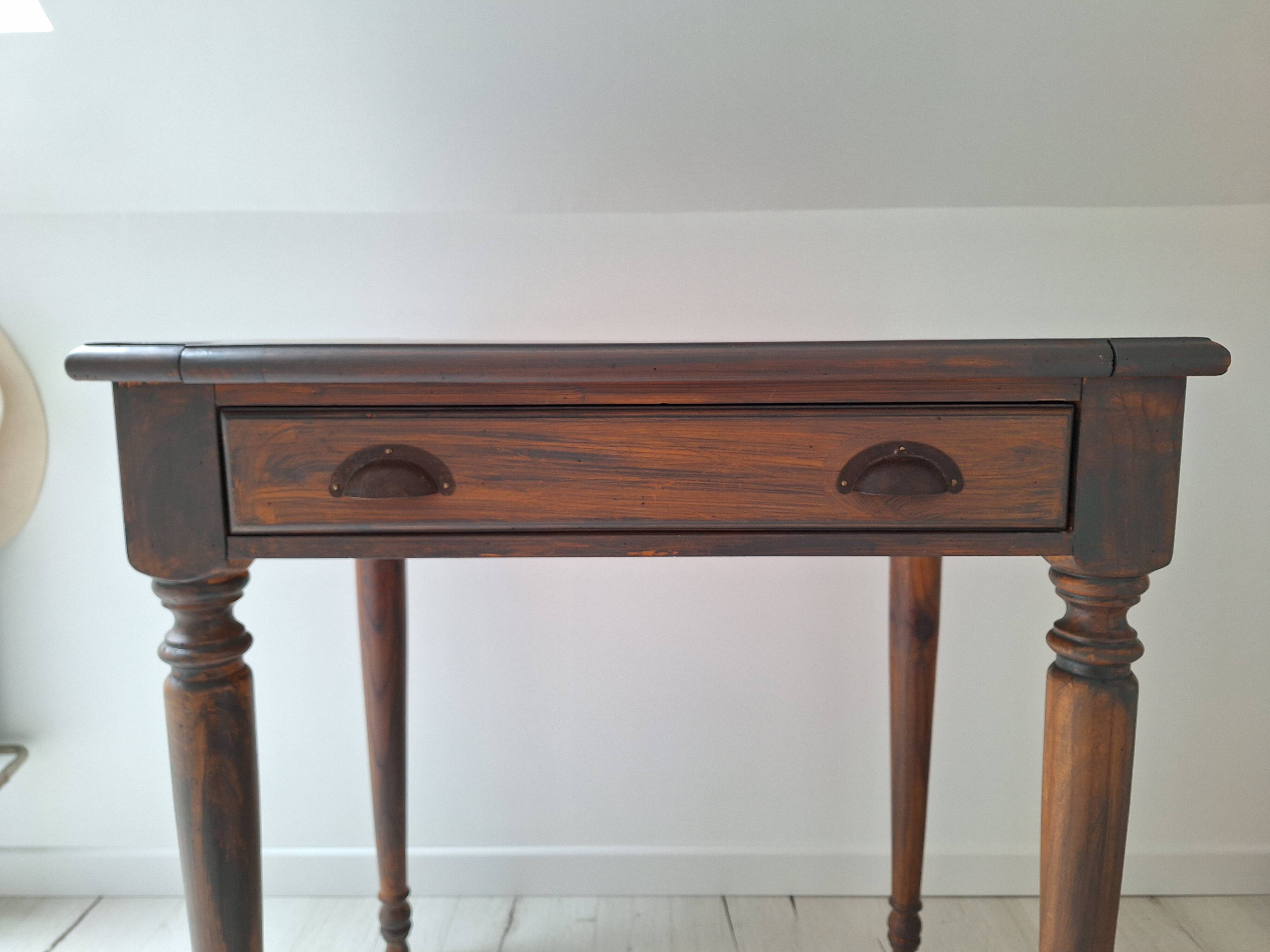 Solid wood desk / side table