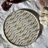 Gien earthenware round trivet