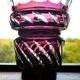 Ruby Red Boléro Crystal Vase Val Saint Lambert