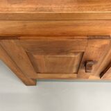 1950s Brutalist Sideboard in Solid Elm