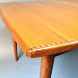 Scandinavian teak table 60/70