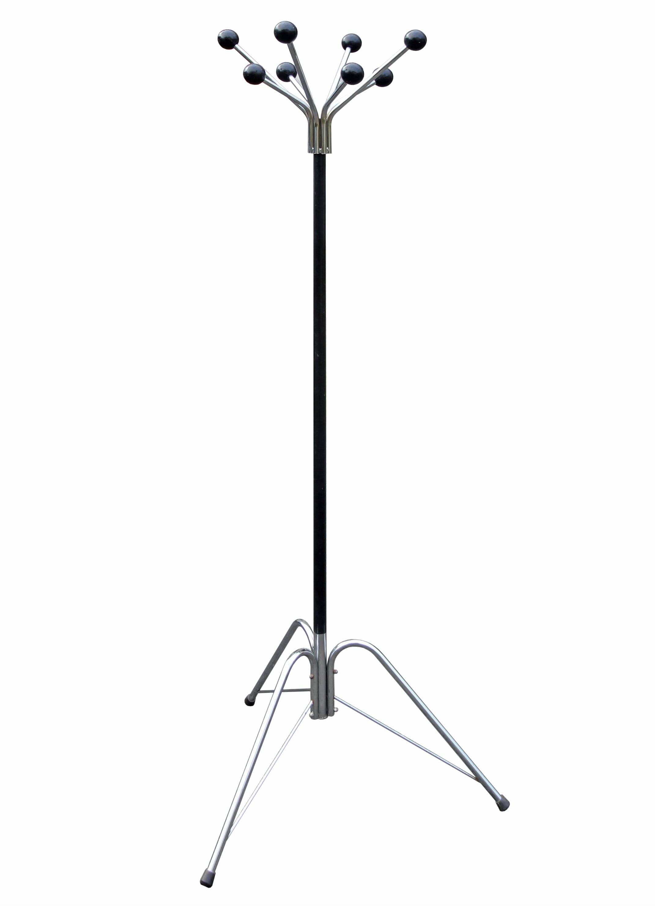 Porte-manteau perroquet à boules, années 60-70