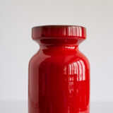 Red vase