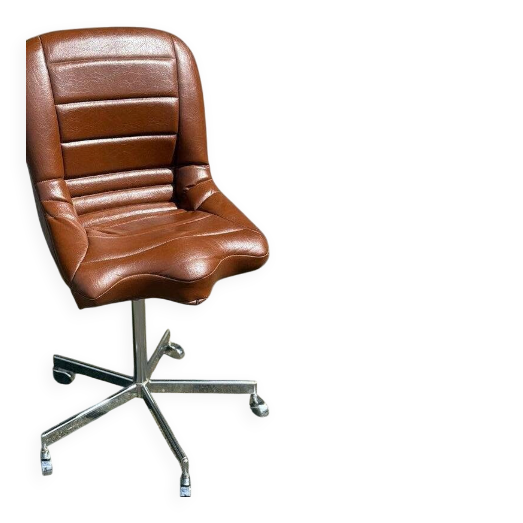 Office chair – Tritub – Furniture – Brown vintage