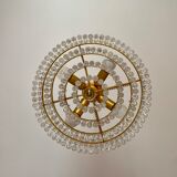Crystal grapefruit chandelier