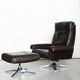 Fauteuil et repose-pieds de Sede DS-31