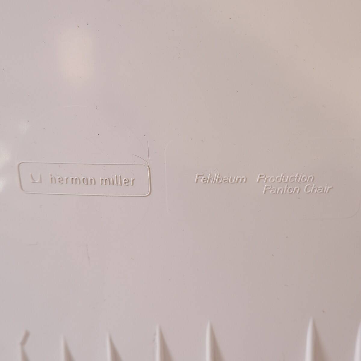 Two Panton chairs by Verner Panton for Herman Miller, 1970s, sold individually.