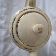 Cafetière, verseuse ancienne en faïence de Gien, modèle Valence