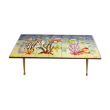 Mid century ceramic coffee table by Sigis, 1960s