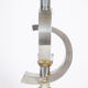 Sculptural lamp in chromed metal, 1970s