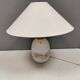 Sakura table lamp white/ pink glass, by Michael Bang for Holmegaard Denmark