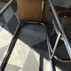 Tabouret escabeau formica roux marches bois