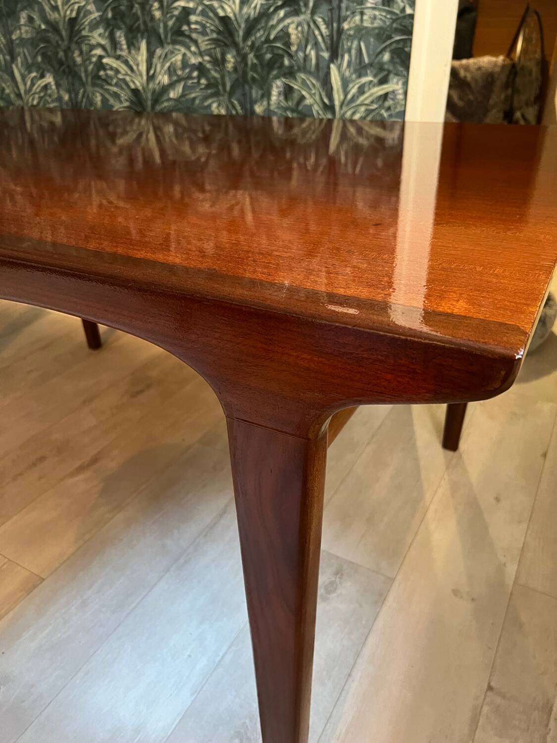 Table à manger scandinave année 60 en teck