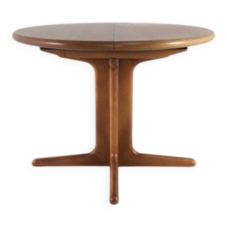 Round extendable dining table 'Malges' - vintage - danish style